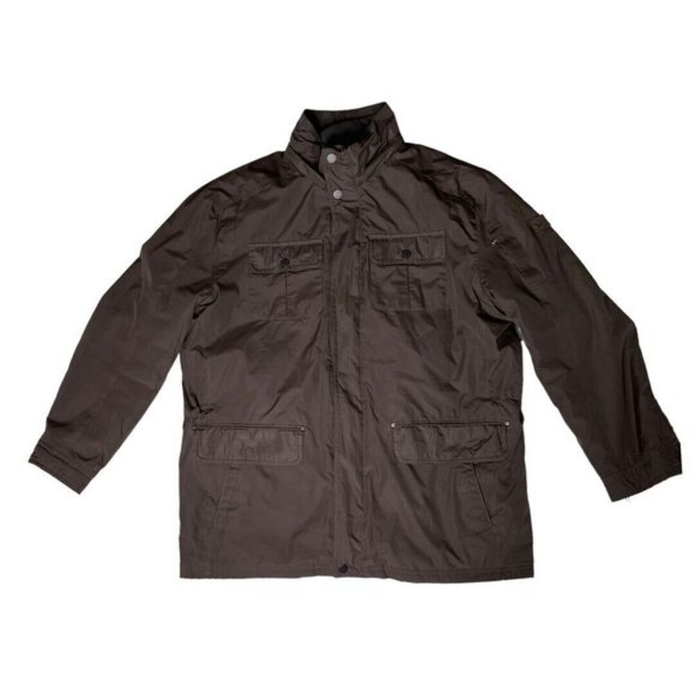 Hawke & Co 3 In 1 Systems Brown Jacket Men's Large Zip out linerHood Great shape